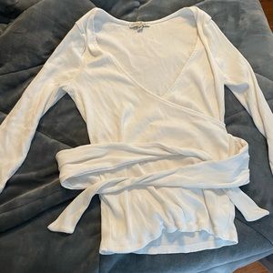 Express wrap dress shirt
